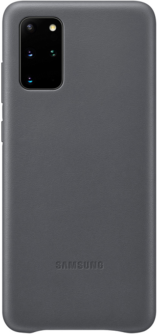 Товар Leather Cover для Samsung Galaxy S20+ (серый)